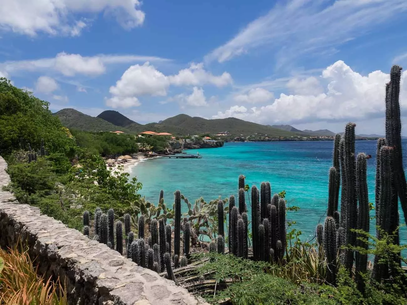 Vista de Westpunt em Curação